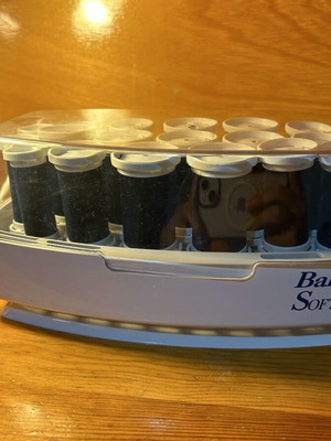 Babyliss Soft Curl ρόλεϊ μαλλιών θερμαινόμενο like new με 20 κλαμερς