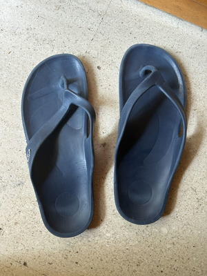 Flip flops like new, size 40, blue
