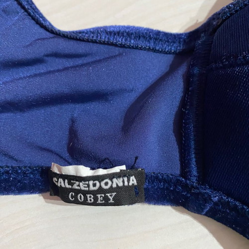 Calzedonia velvet swimsuit new, blue, size S