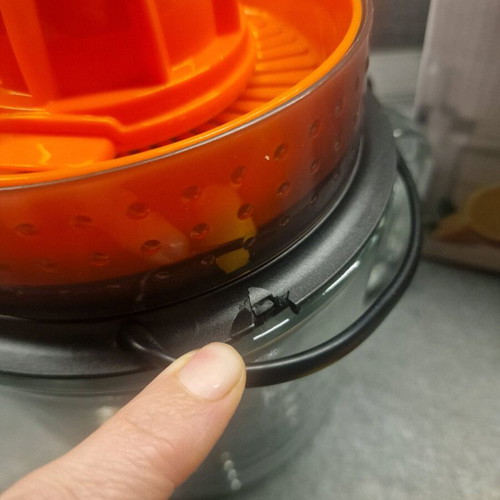 Taurus Citrus Glass Citrus Juicer 30 W like new, black/orange