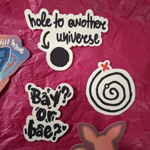 Life is Strange fanmade vinyl sticker set new, 7 pieces
