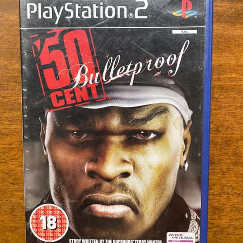 PS2 50 Cent Bulletproof used with manual