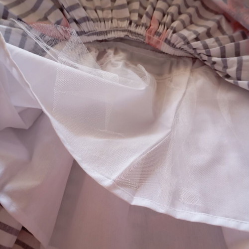 Miss Ebito floral striped dress 1Y like new