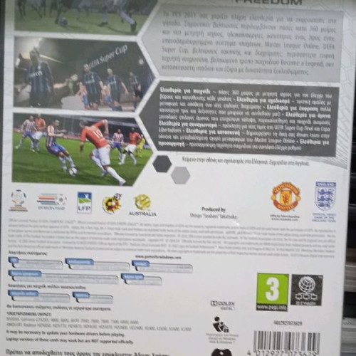 Pes 2011 Pro Evolution Soccer PC DVD used