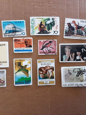 Various stamps, set of 15