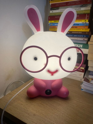 Children's table lamp bunny like new