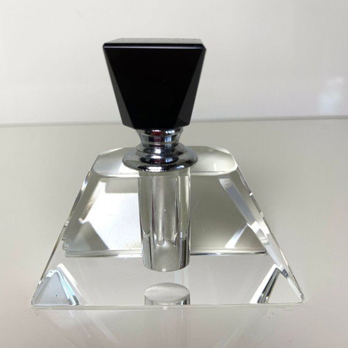 Glass perfume bottle used