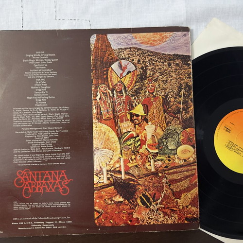 Santana Abraxas LP used, rock genre