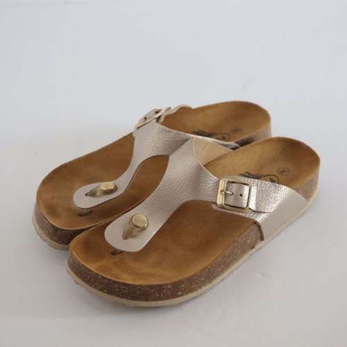 Plakton anatomical sandals size 39, beige and brown