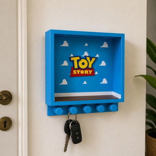 Toy Story 3D Printed Wall Key Holder made to order