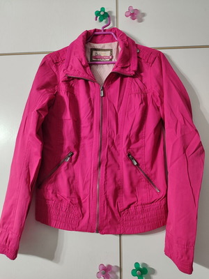 Bershka Jacket Fuchsia Medium Like New