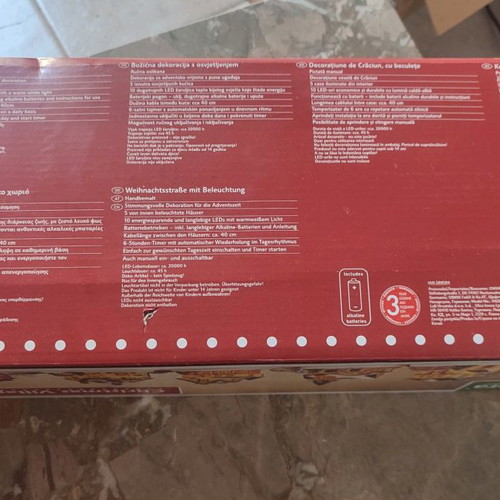 Melinera Christmas village new in original box