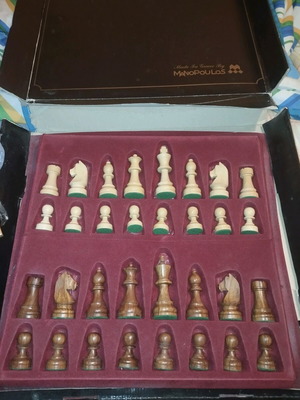Manopoulos chess set new handmade