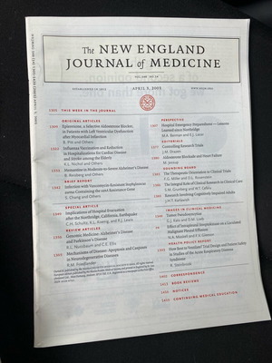 The New England Journal of Medicine ιατρικά περιοδικά, πακέτο 3 από το 2003