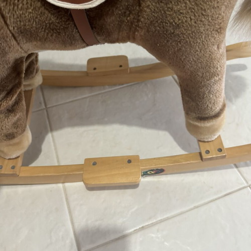 Rocking horse with sounds like new