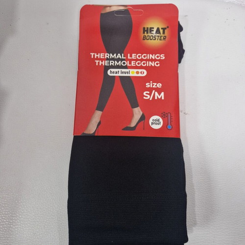 Thermal leggings, black, size S/M