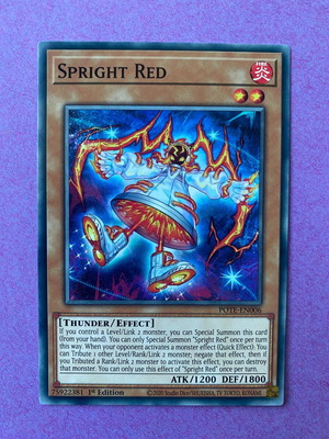 Spright Red κάρτα Yu-Gi-Oh! 1η έκδοση σαν καινούργια