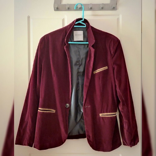 NewWear purple corduroy jacket, size Large
