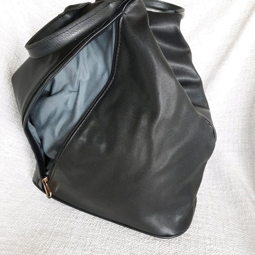 2 in 1 bag used, backpack and handbag, black