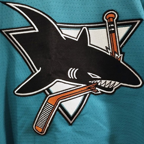 Rare Collectible Nike Vintage 90s - San Jose Sharks Authentic NHL Jersey + Bucket Hat