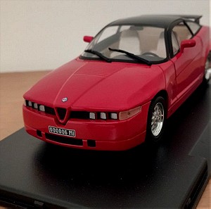Alfa Romeo SZ 1989 μεταλλικό αυτοκίνητο σε κλίμακα 1/24