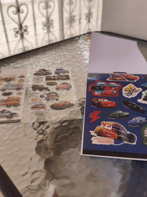 Παιδικό τετράδιο αυτοκόλλητων με 5 φύλλα και 2 μονά
