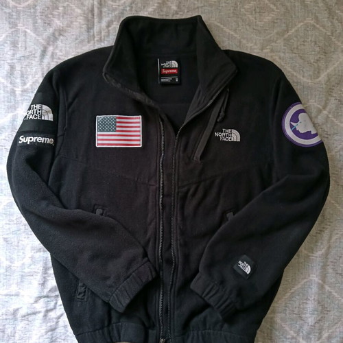 The North Face x Supreme Expedition jacket used, size M, black