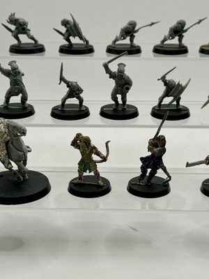 The Lord of the Rings DeAgostini figures used, battles in Middle-earth