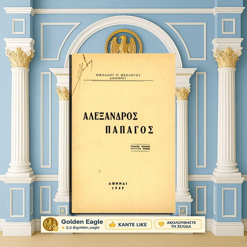 Αλέξανδρος Παπάγος βιβλίο μεταχειρισμένο, Αθήναι 1949, χαρτόδετο