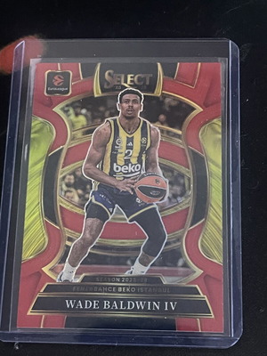Wade Baldwin IV numbered collectible card like new