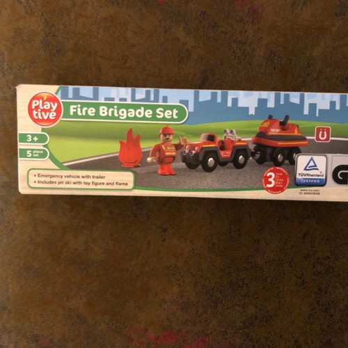Playtive Fire Bridge Set like new, missing fire