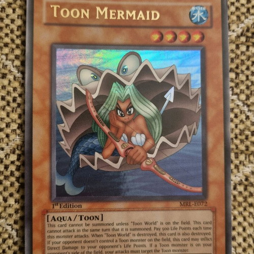 Yugioh Toon Mermaid MRL-E072 Ultra Rare 1st Edition like new