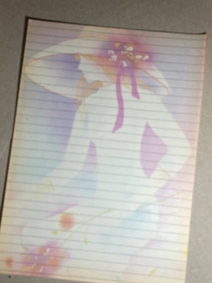 Vintage stationery sheets pack of 3, 1970, like new