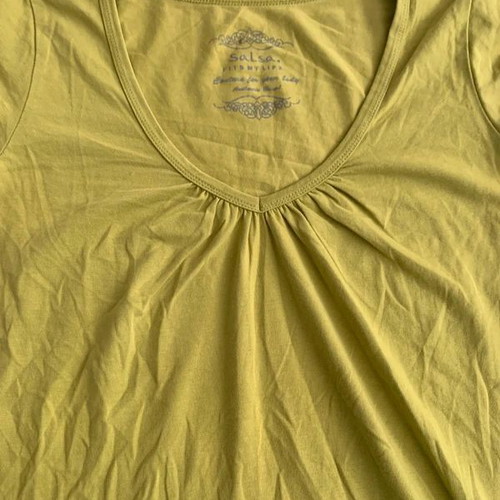 T-shirt Salsa used, size M, yellow and green