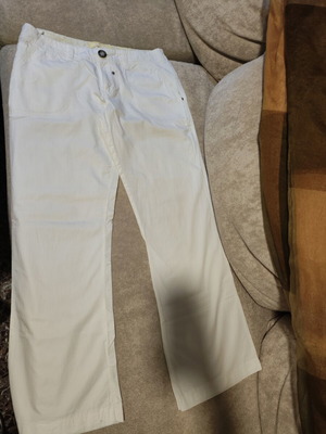 Attrattivo summer fabric pants used, size Large, white