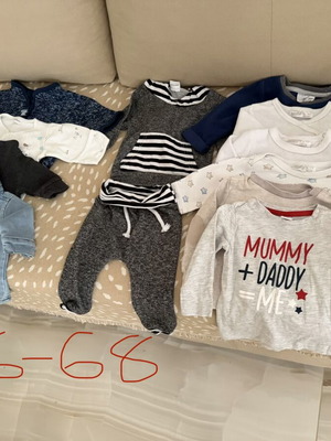 Baby clothes like new, sizes 56-68