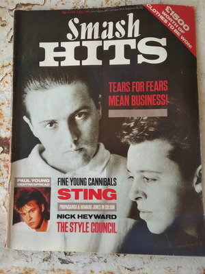 Smash Hits magazine 19 June - 2 July 1985 used, English