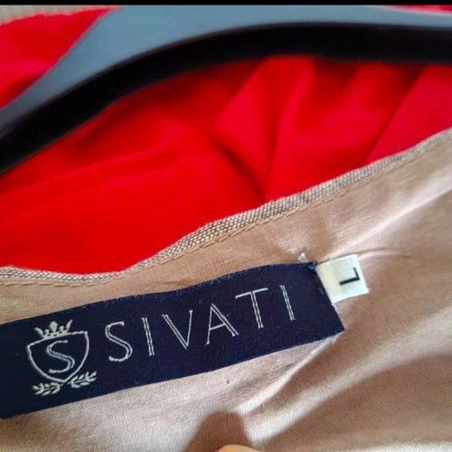 Sivati linen dress size large like new with lace details