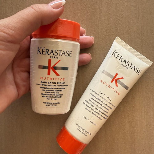 Kérastase Nutritive Bain Satin Shampoo and Lait Vital Conditioner new