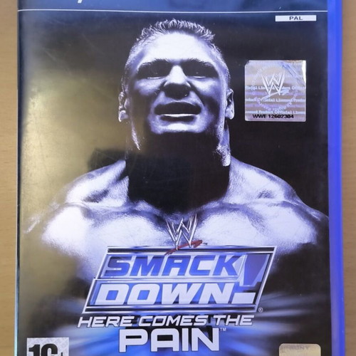 WWE SmackDown! Here Comes the Pain PS2 used, Black Label CIB