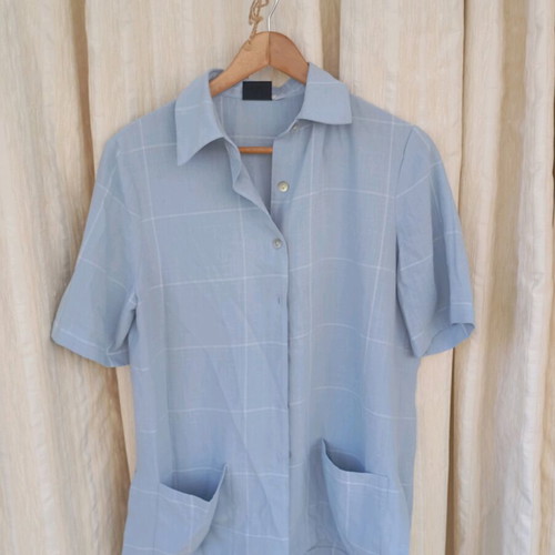 Vintage shirt like new, airy, blue, size L
