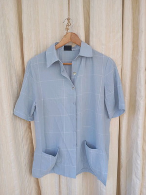 Vintage shirt like new, airy, blue, size L