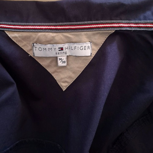 Tommy Hilfiger short sleeve shirt blue like new, size M