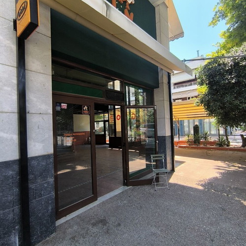 Corner Commercial Space in Nea Krini Thessaloniki with Outdoor Courtyard