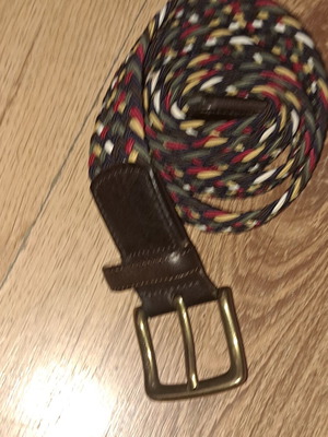 Barbour Ανδρική πολύχρωμη ελαστική ζώνη σαν καινούργια, μέγεθος 115εκ