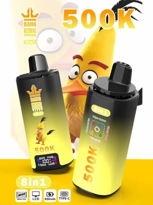 Bang King 500K Vape, 8-in-1 Flavor Selection