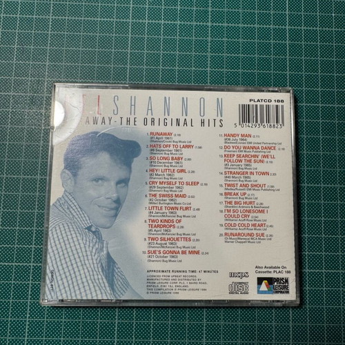 Del Shannon Runaway CD used in very good condition