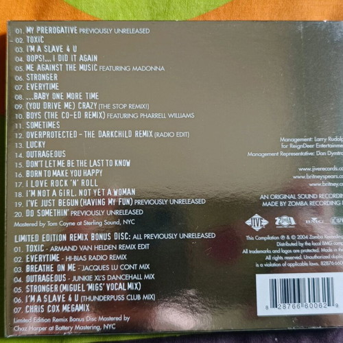 Britney Spears Greatest Hits Deluxe like new Japan edition
