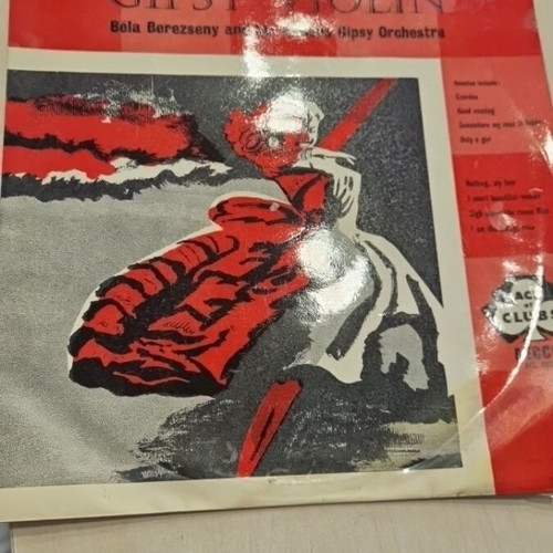 Gipsy Violin LP μεταχειρισμένο, Béla Berezseny Ace of Clubs 1960