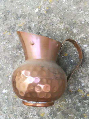 Copper jug used